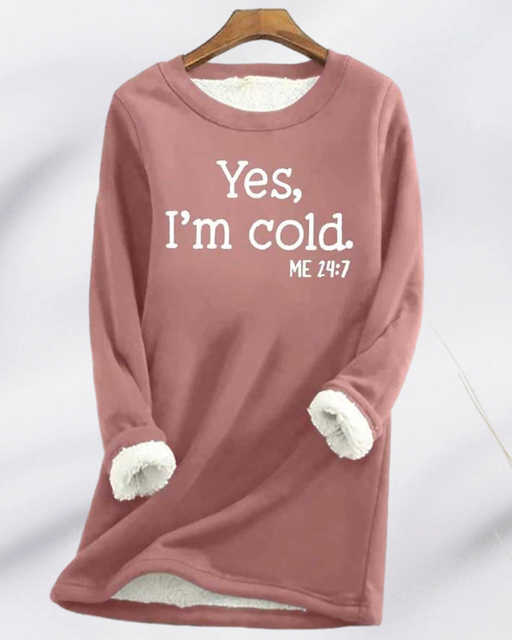 Stilla | Sweatshirt med engelsk tryk