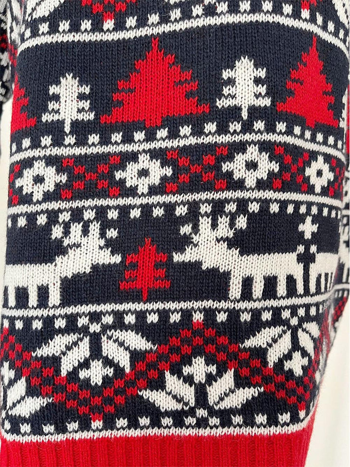 Stilla | Overdimensioneret Jule Sweater i Rensdyr Form til Damer