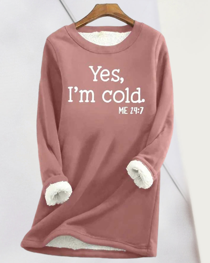 Stilla | Sweatshirt med engelsk tryk