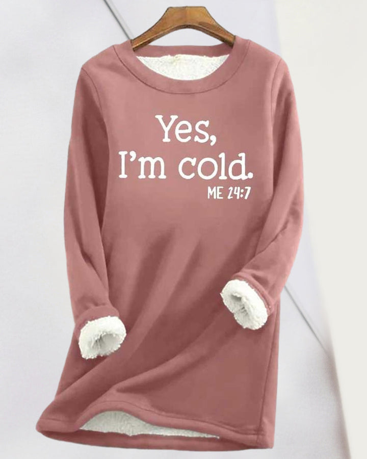 Stilla | Sweatshirt med engelsk tryk