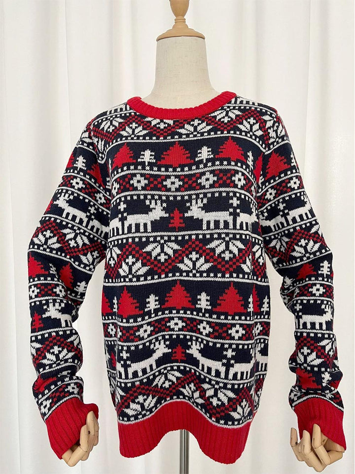 Stilla | Overdimensioneret Jule Sweater i Rensdyr Form til Damer