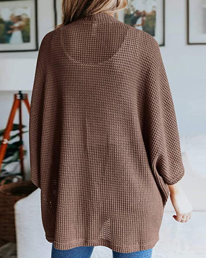 Stilla | Vaffelstrik-Cardigan