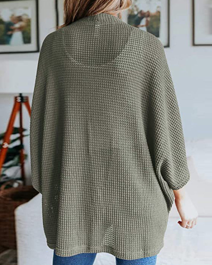 Stilla | Vaffelstrik-Cardigan