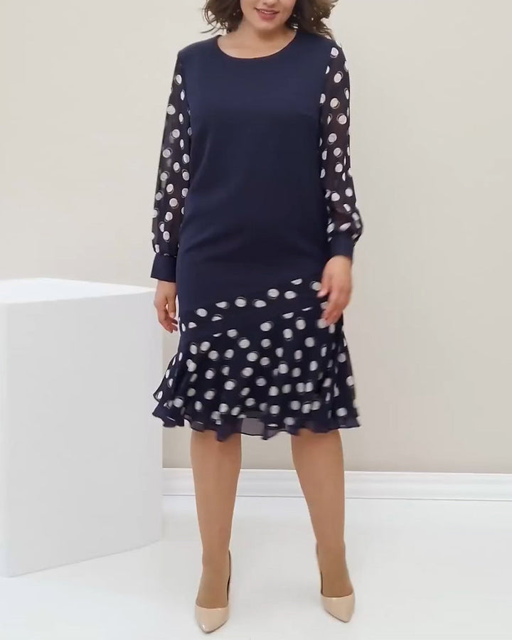 Stilla | Rundhals Lange ærmer Polka Dot