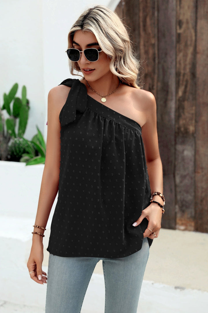 Stilla | Dot Single Shoulder Tank