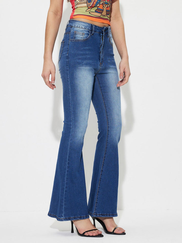Stilla | Rise Waist Bootcut Jeans