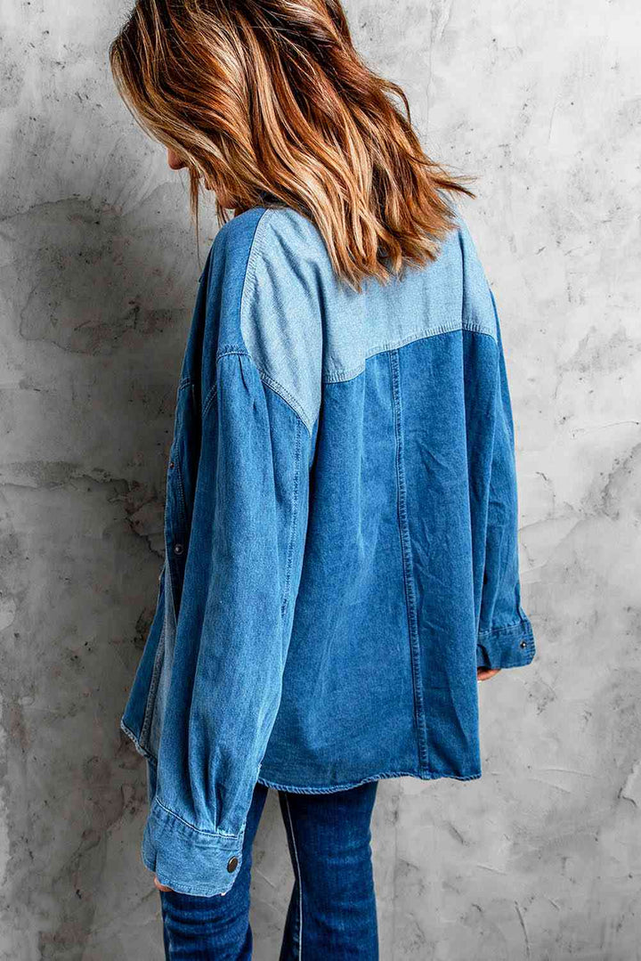 Stilla | Block Snap Denim Jakke
