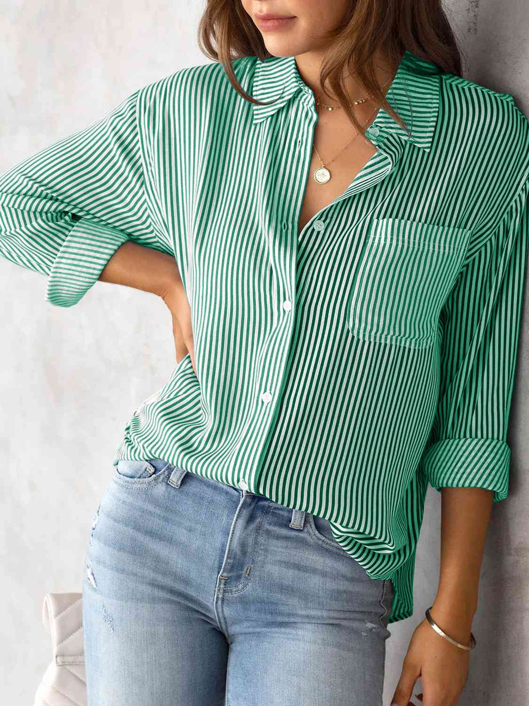 Stilla | Kravebluse med lomme