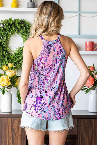 Stilla | Trykt Rund Hals Tanktop