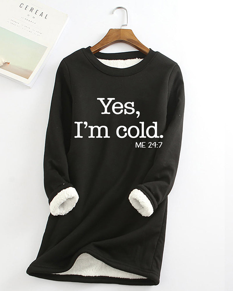 Stilla | Sweatshirt med engelsk tryk