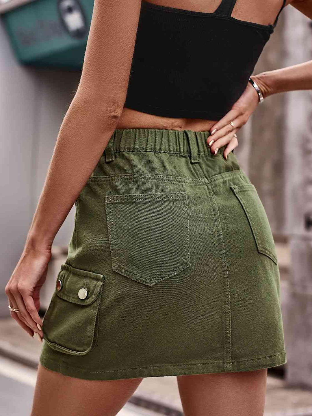 Stilla | Mini Skirt Med Lommer