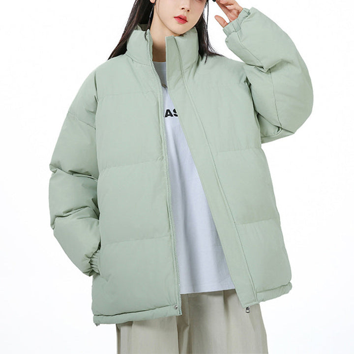 Stilla | Oversized Vinterjakke med Opstående Krave