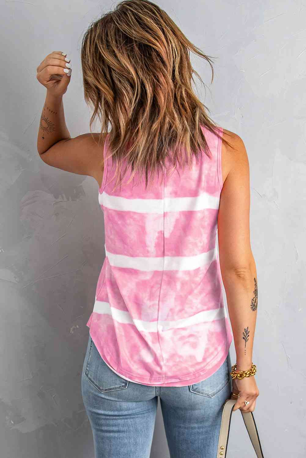 Stilla | Farv Scoop Neck Henley Tank