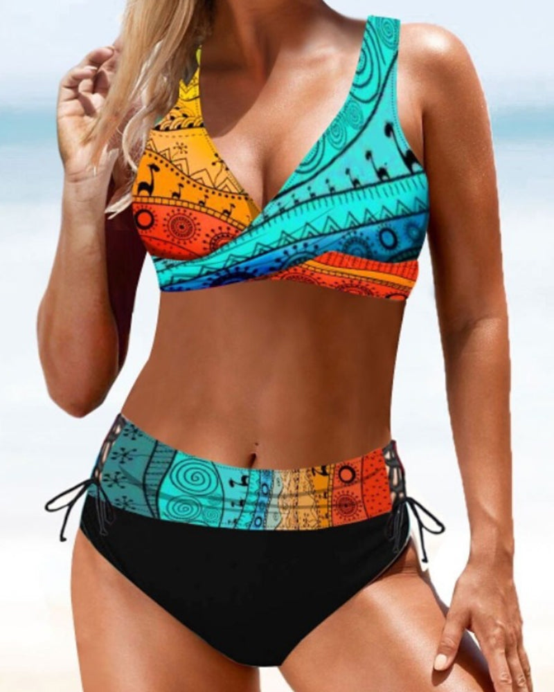 Skovae | Stribet Bikini