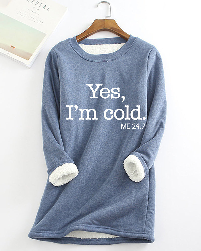 Stilla | Sweatshirt med engelsk tryk