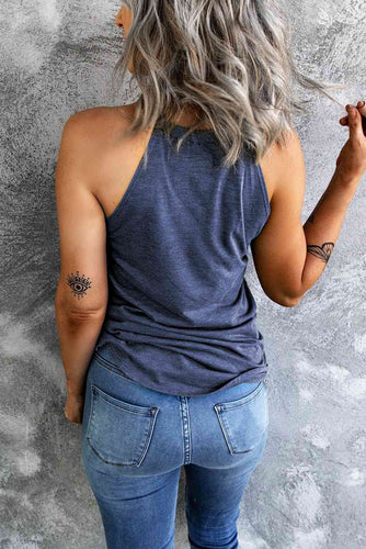 Stilla | Grafisk Rund Hals Tank