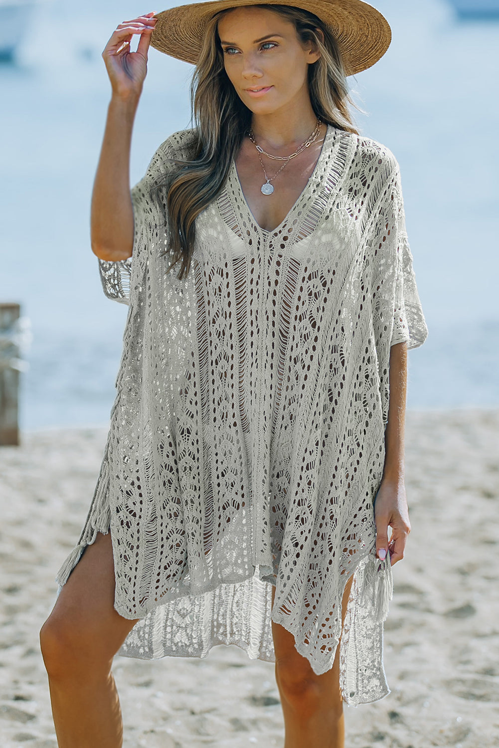 Stilla | V-hals Slids Cover up