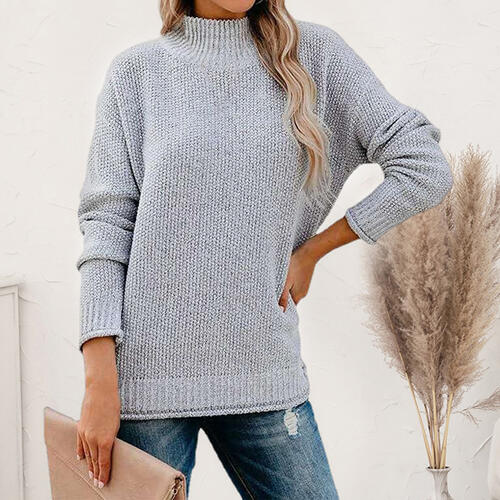 Stilla | Nakke Droppet Skulder Langærmet Sweater