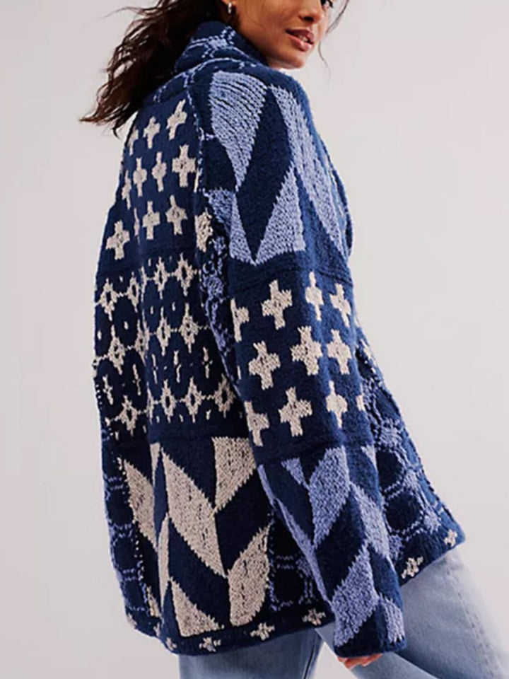Stilla | V Hals Langærmet Cardigan