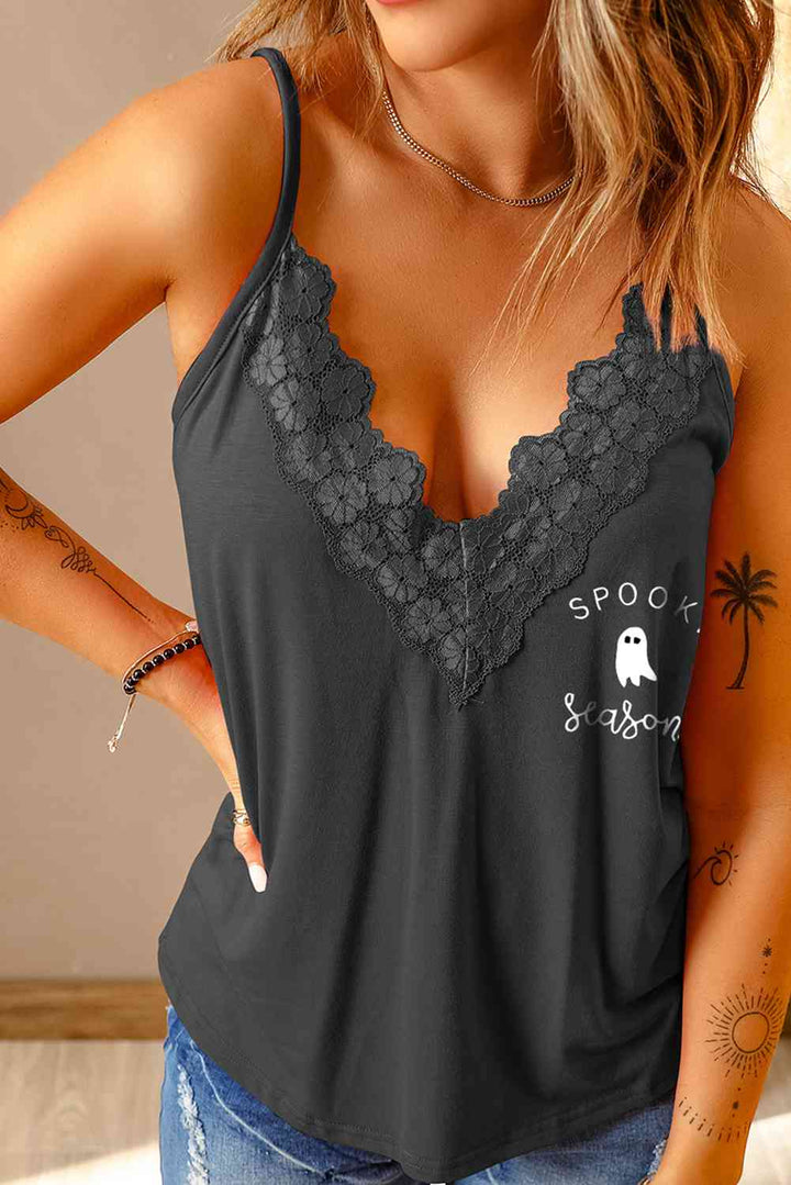 Stilla | Trim Spooky Season Graphic Cami