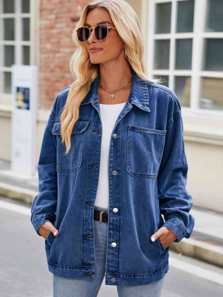 Stilla | up Denim Jakke Med Lommer