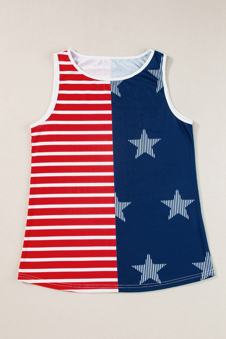 Stilla | Flag Rund Hals Tank