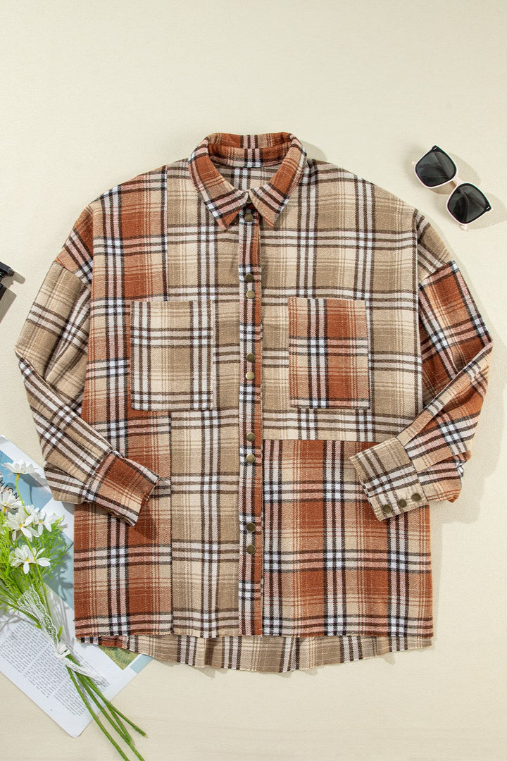 Stilla | Snap Down Dropped Shoulder Shacket