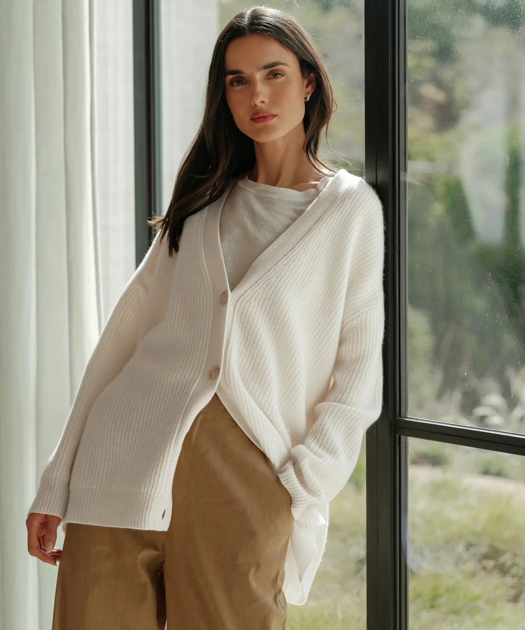 Stilla | Cocon-strikjakke i Fashion