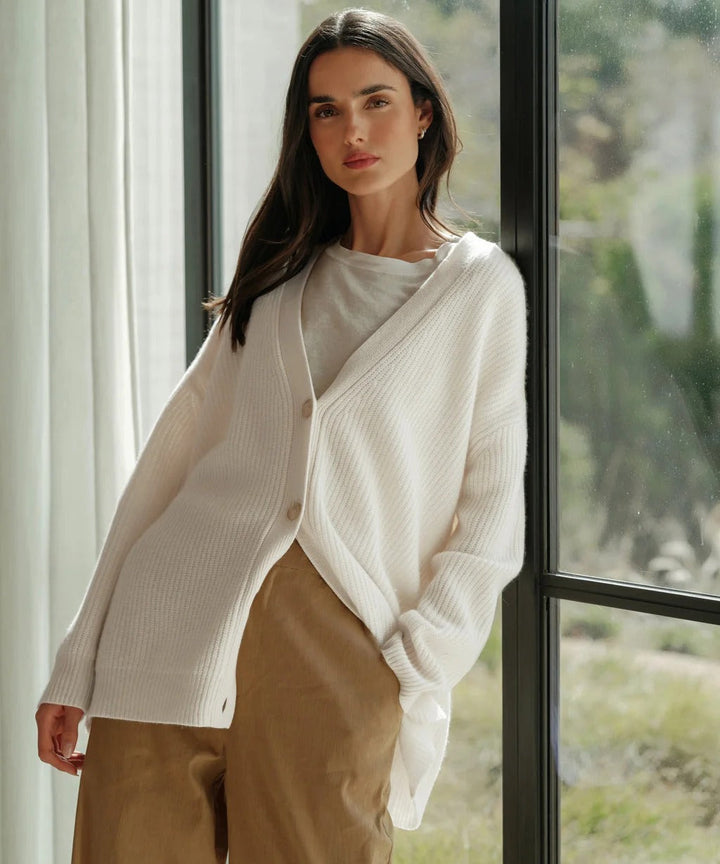 Stilla | Cocon-strikjakke i Fashion