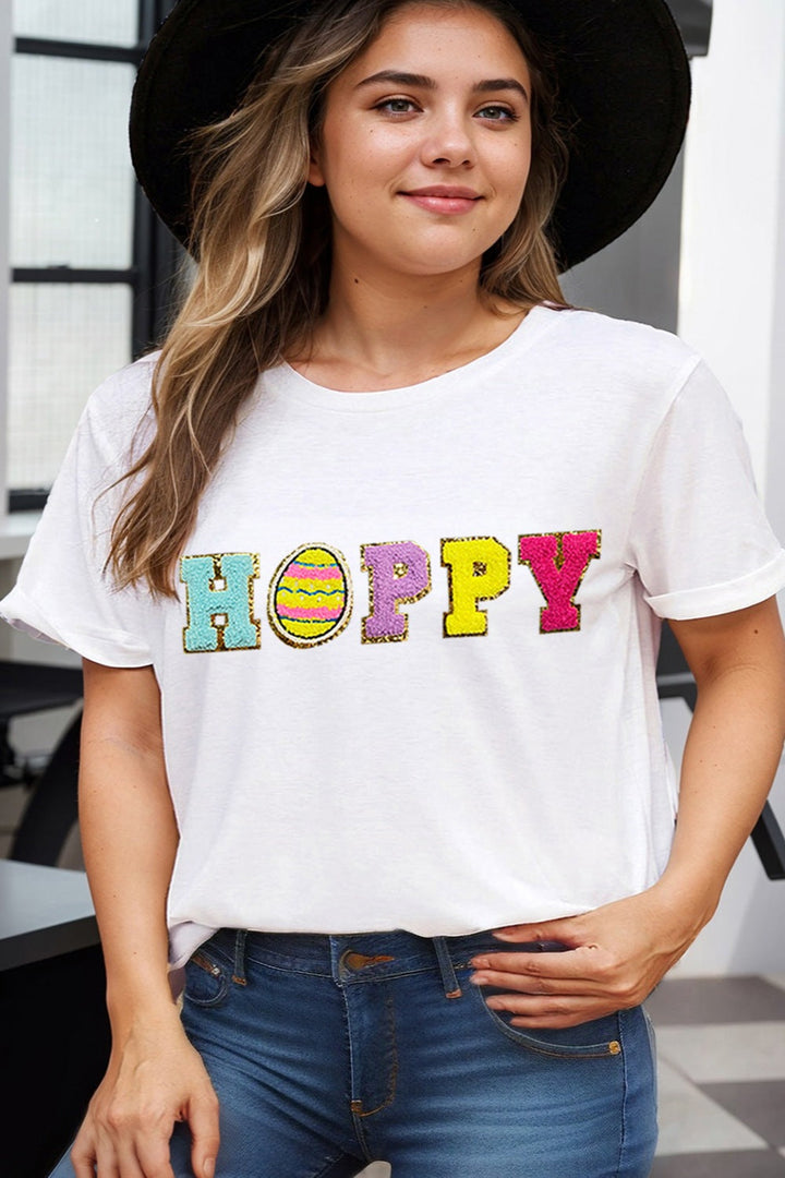 Stilla | Plus Size Rund Hals Kort Ærme T-Shirt