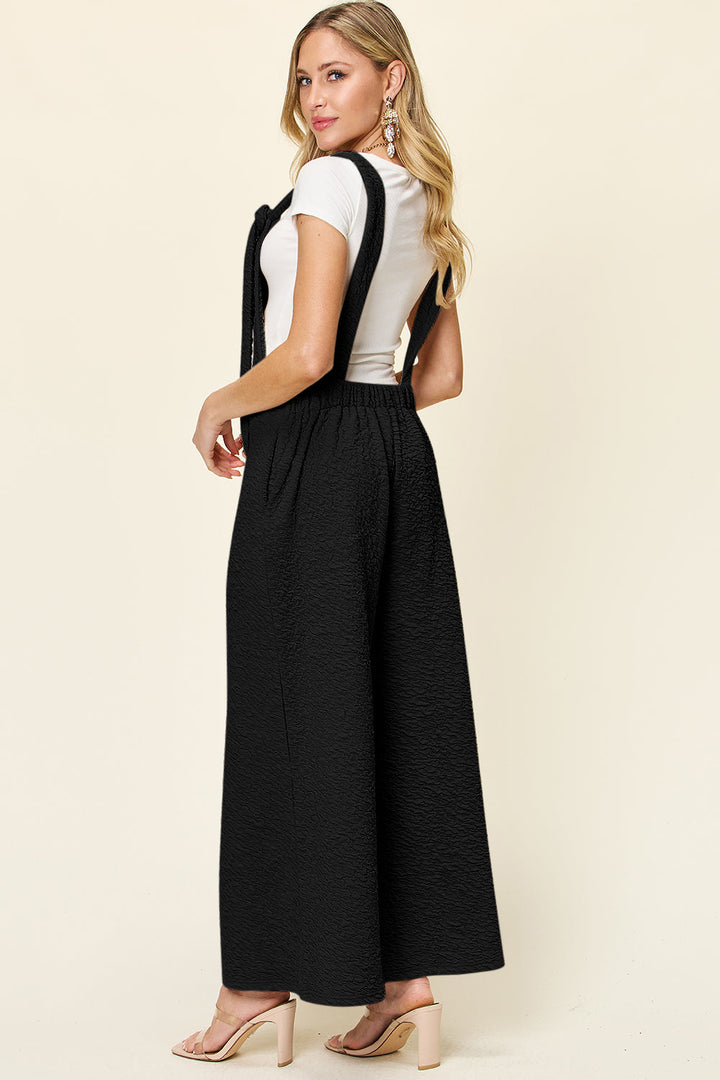 Stilla | Tag Full Size Udenærmet Bred Ben Jumpsuit