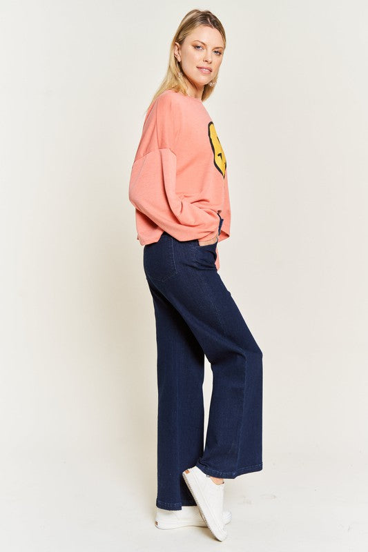 Stilla | Taljeret Knap Bred Ben Jeans