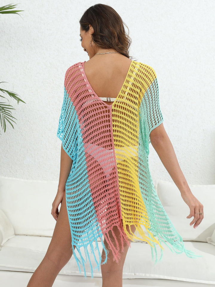 Stilla | Farveblok Scoop Neck Cover up