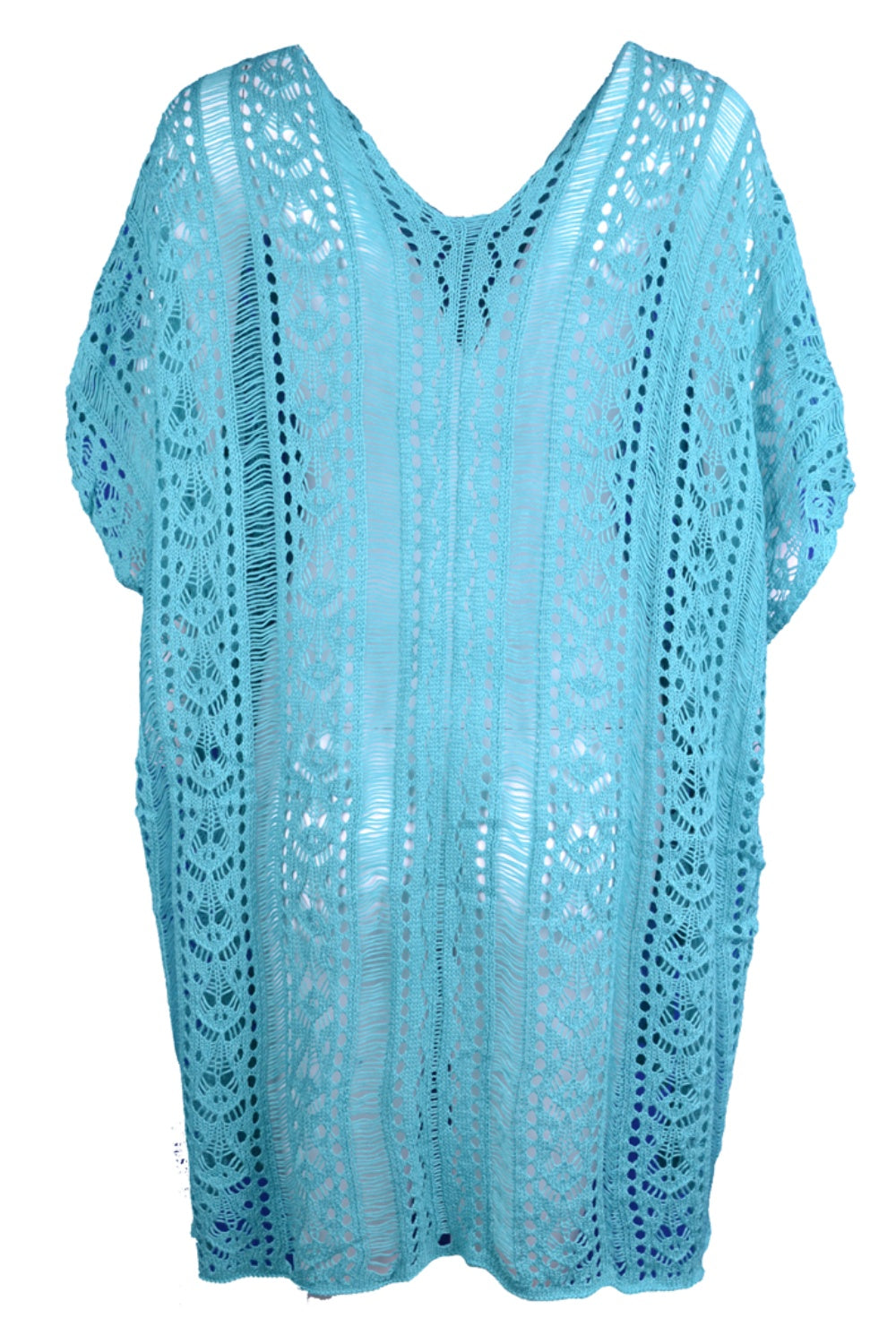 Stilla | V-hals Cover-up Med Frynse