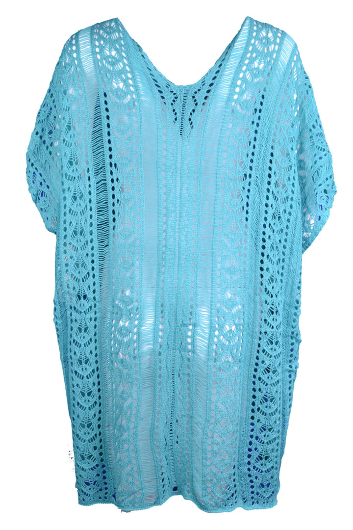 Stilla | V-hals Cover-up Med Frynse