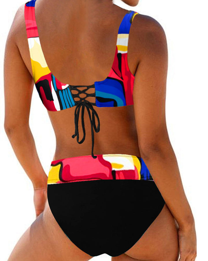 Skovae | Stribet Bikini
