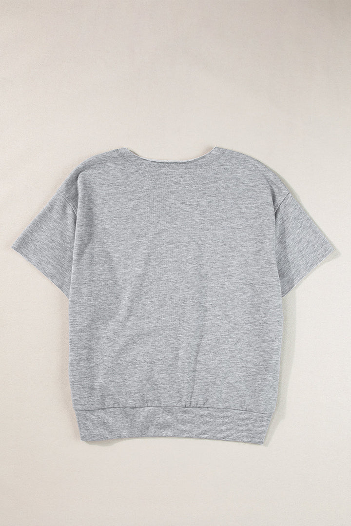 Stilla | Notched Kortærmet T-shirt