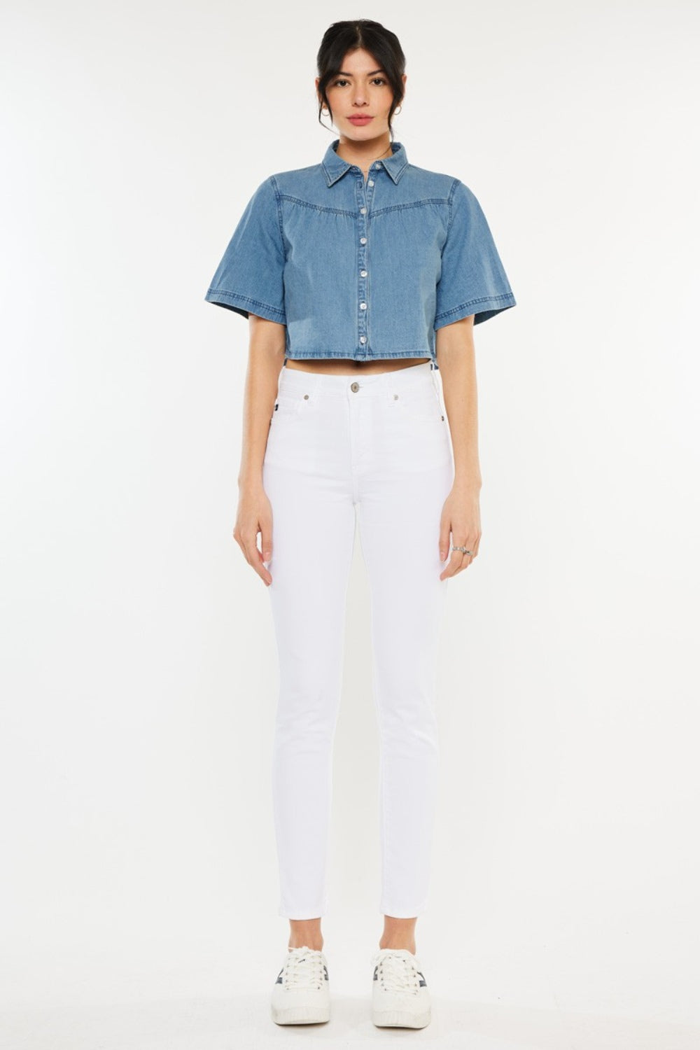 Stilla | Høj talje ankel skinny jeans