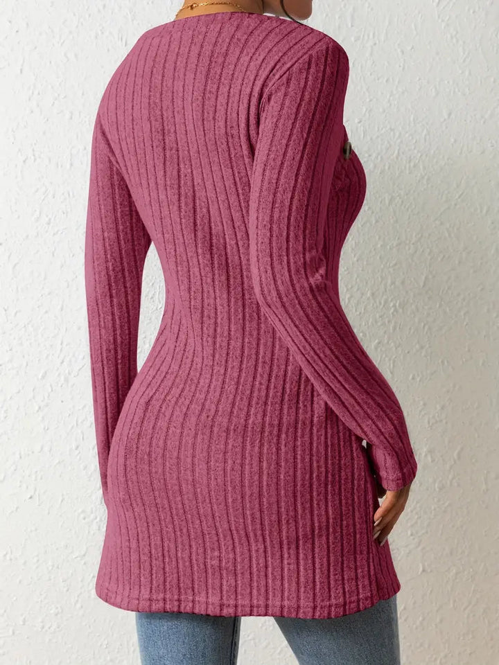 Stilla | Stilfuld Ribbet Pullover til Kvinder