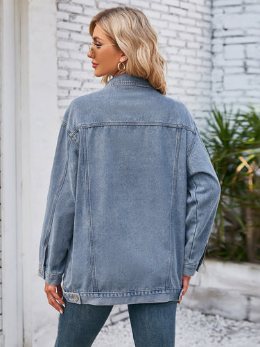 Stilla | Up Langærmet Denim Jakke