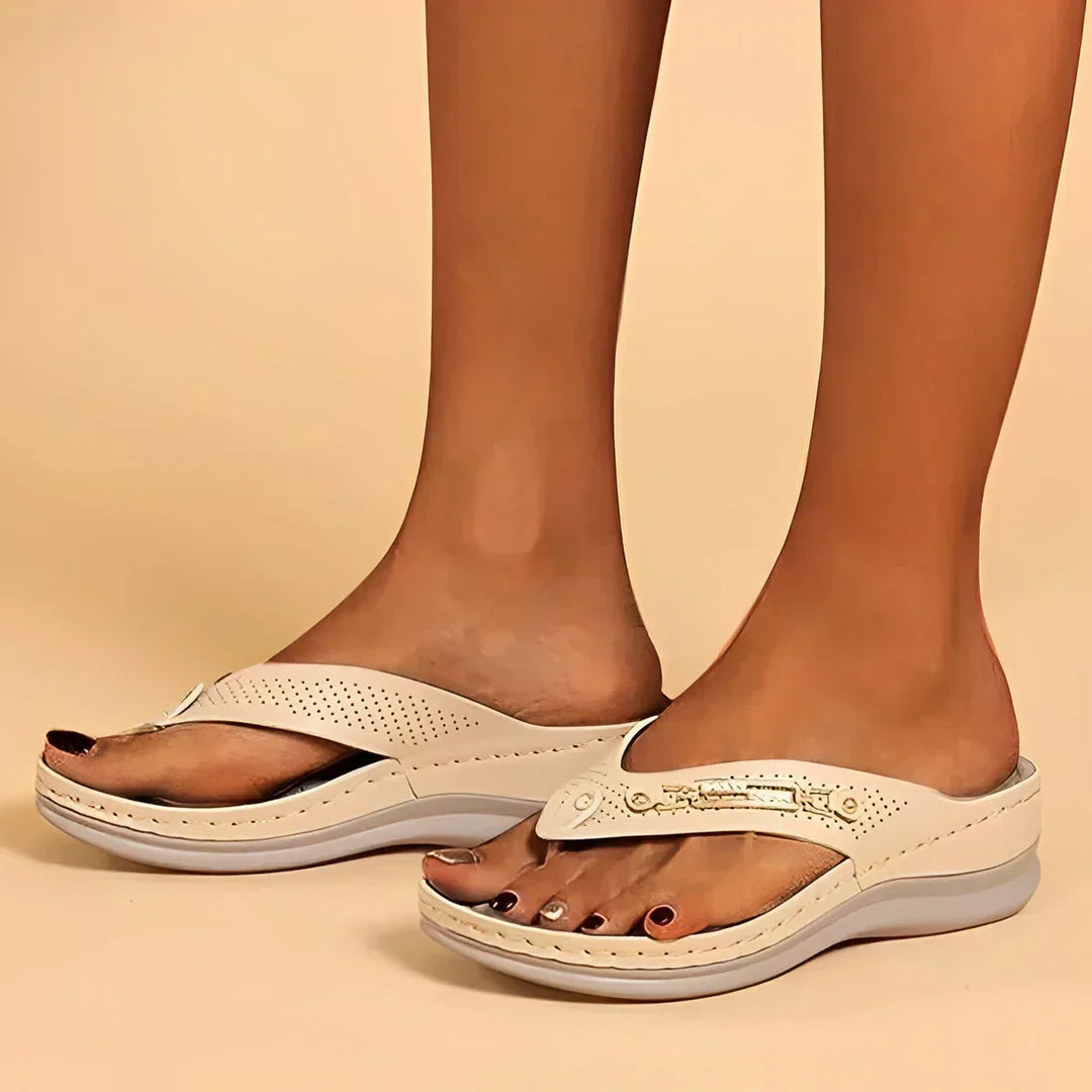 Stilla | Blødt Polstrede Flip-Flop Sandaler