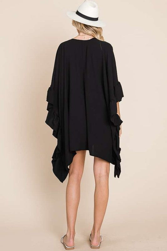 Stilla | Ærmer Ruffle Kimono
