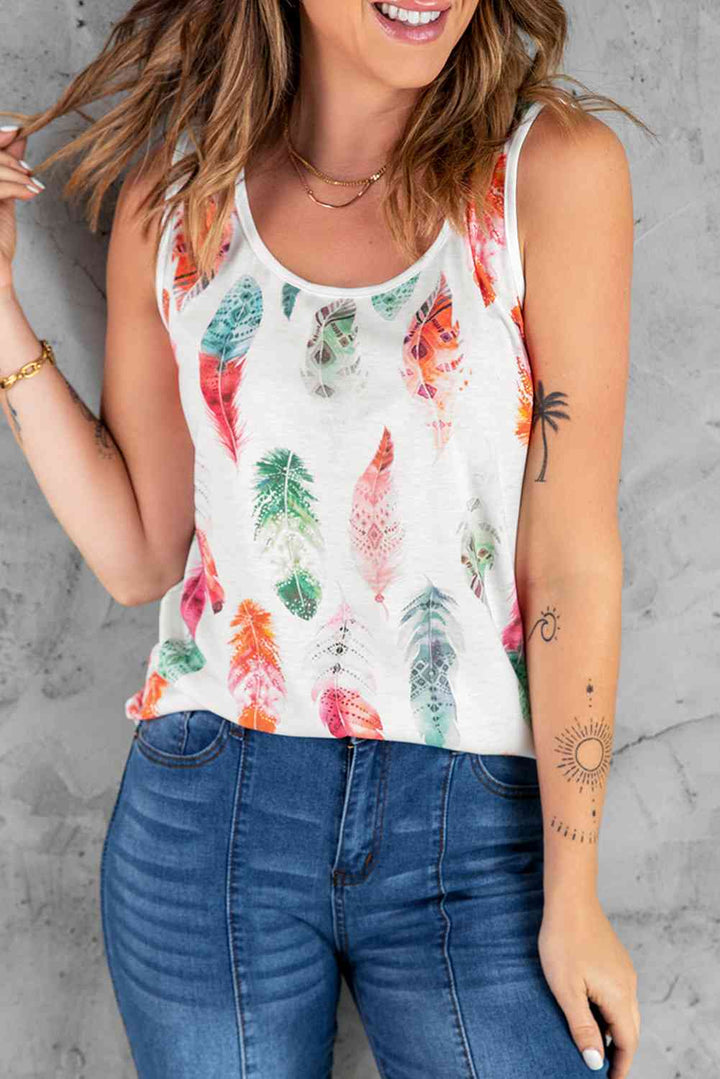 Stilla | Print Rund Hals Tank