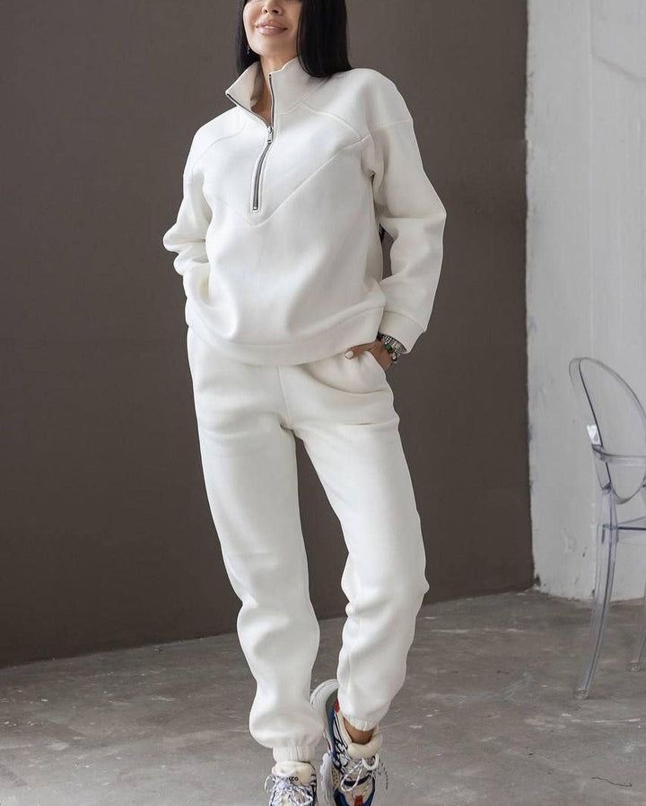 Stilla | Sæt Af Sweater Og Bukser Med Lynlås Og Sweat