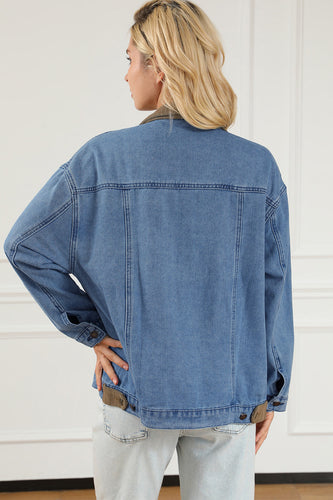 Stilla | Hals Knap Front Denim Jakke