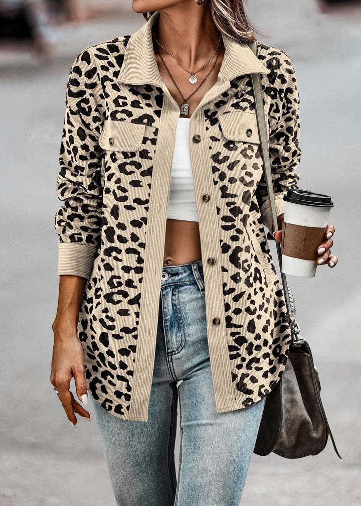 Stilla | Stilfuld Leopardjakke Med Moderne Snit