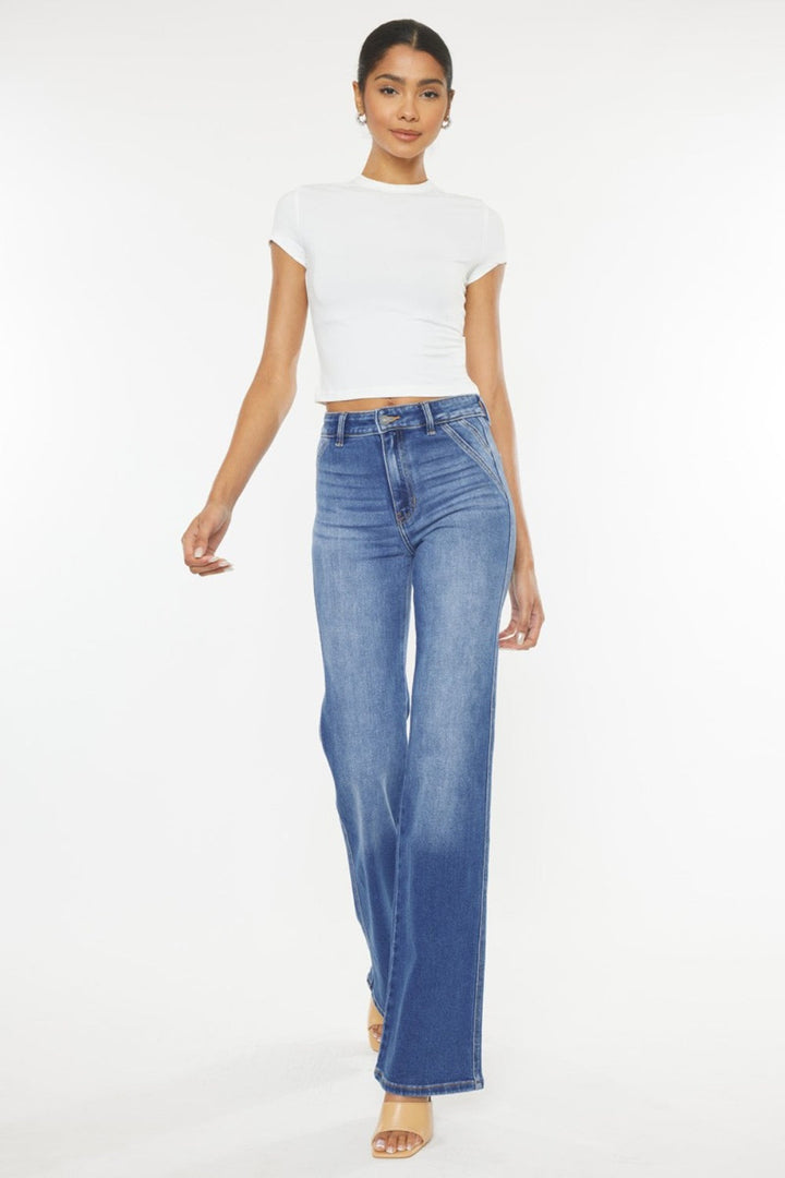 Stilla | Ultra High Waist Gradient Flare Jeans