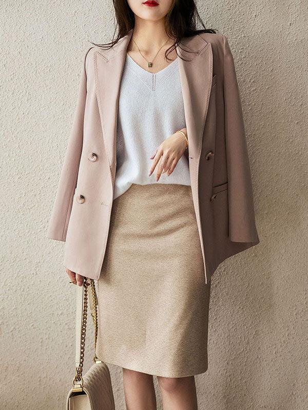 Stilla | Luksuriøs Blød Cashmere V-Hals Sweater til Kvinder