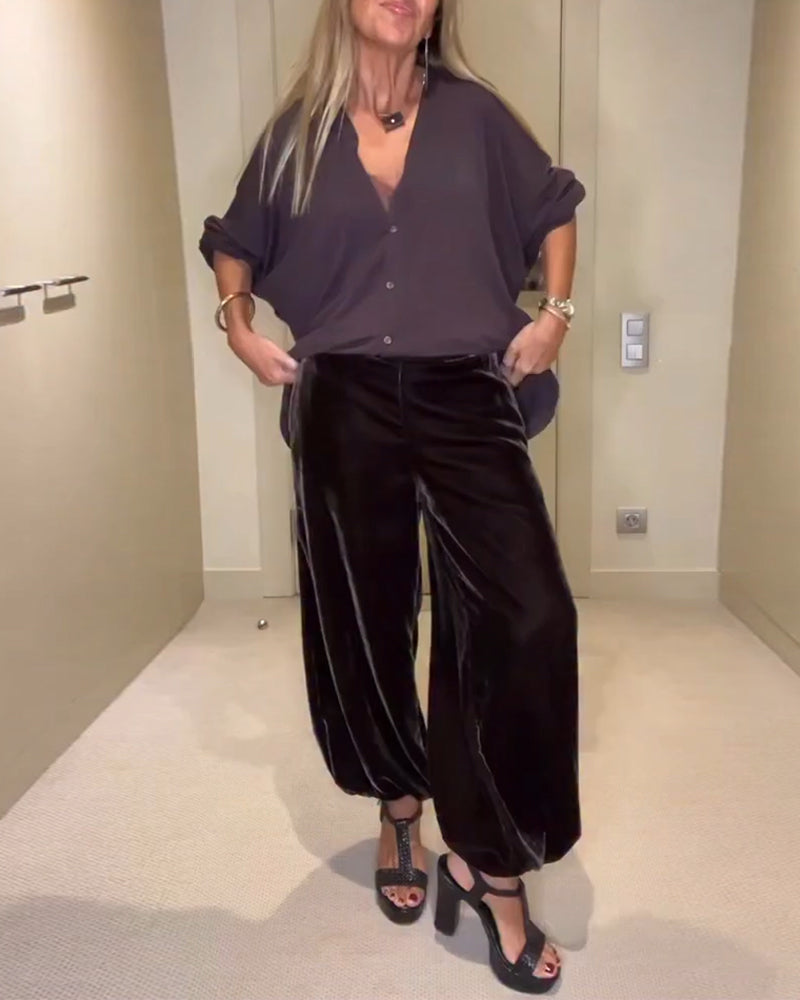 Stilla | Trendy Samt Baggy Lækkert