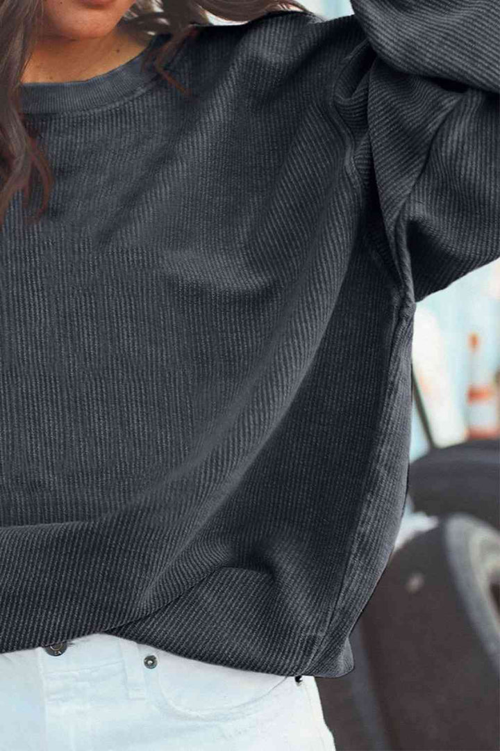 Stilla | Rund Hals Drop Shoulder Sweatshirt
